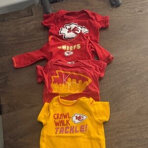 Chiefs Kansas City onesies